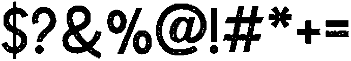 Courager Edge otf (400) Font OTHER CHARS