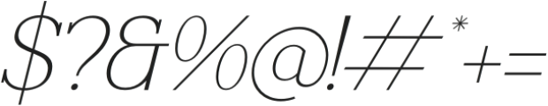Courthes Italic otf (400) Font OTHER CHARS