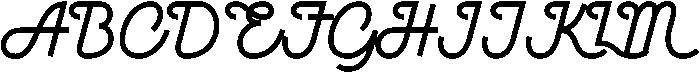 Courtney Regular otf (400) Font UPPERCASE