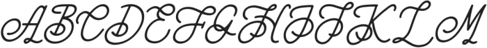 Coutalline Italic otf (400) Font UPPERCASE