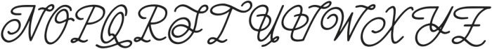 Coutalline Italic otf (400) Font UPPERCASE