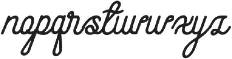 Coutalline Italic otf (400) Font LOWERCASE