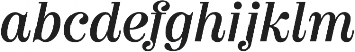 Couturier Regular It otf (400) Font LOWERCASE