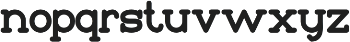 Couvior Regular otf (400) Font LOWERCASE