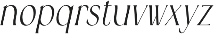 Covalie Italic otf (400) Font LOWERCASE