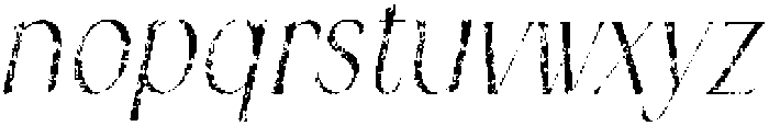 Covalie Stamp Italic otf (400) Font LOWERCASE