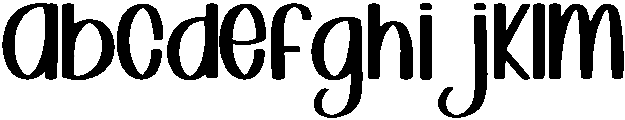 CowGirl Regular otf (400) Font LOWERCASE