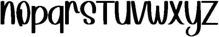 CowGirl Regular otf (400) Font LOWERCASE