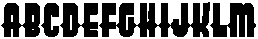 Cowbow Block Regular otf (400) Font UPPERCASE
