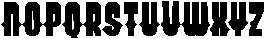 Cowbow Block Regular otf (400) Font UPPERCASE