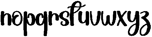 Cowboy Boho Regular otf (400) Font LOWERCASE