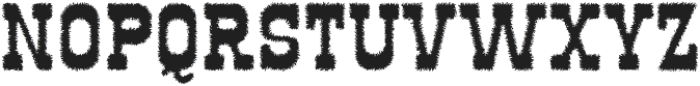Cowboy Rough Regular otf (400) Font LOWERCASE