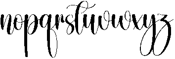 Cowgirl Regular otf (400) Font LOWERCASE