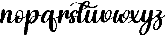 Cowgril Regular otf (400) Font LOWERCASE