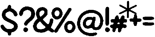 Coxuku ttf (400) Font OTHER CHARS