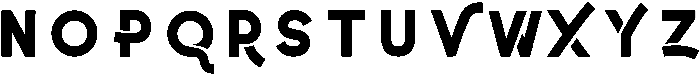 Coyote Bold otf (700) Font UPPERCASE