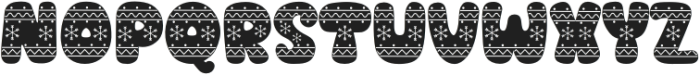 Cozy Christmas Regular otf (400) Font UPPERCASE