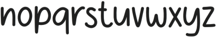 Cozy Notes Regular otf (400) Font LOWERCASE