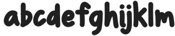 Cozy Regular otf (400) Font LOWERCASE