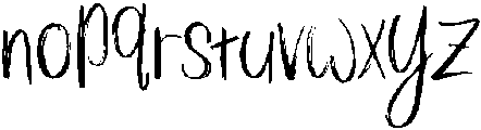 Cozy Stroke otf (400) Font LOWERCASE