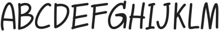Cozy Wiggle Medium otf (500) Font UPPERCASE