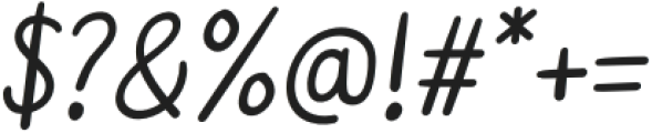 CozyKitten-Italic otf (400) Font OTHER CHARS