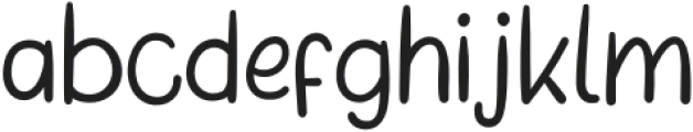 CozyKittenRegular otf (400) Font LOWERCASE