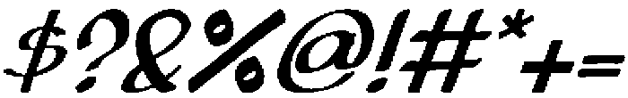 CozyPen Italic otf (400) Font OTHER CHARS