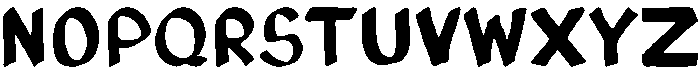 CozyPen Regular otf (400) Font UPPERCASE