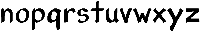 CozyPen Regular otf (400) Font LOWERCASE