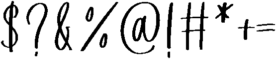 cookies&milk otf (400) Font OTHER CHARS