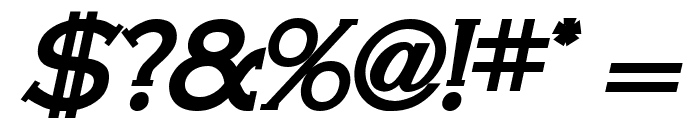 Cobalt Bold Italic Font OTHER CHARS