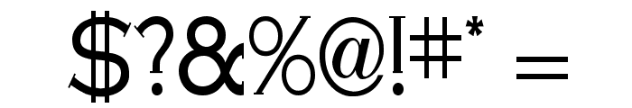 Cobalt Condensed Normal Font OTHER CHARS