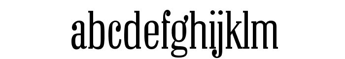 ColonelSerial-Light-Regular Font LOWERCASE