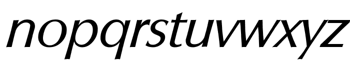 ColumbiaSerial-Italic Font LOWERCASE