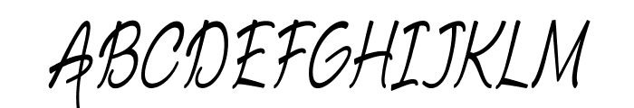 Conchoid-CondensedItalic Font UPPERCASE