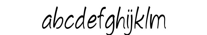 Conchoid-CondensedRegular Font LOWERCASE
