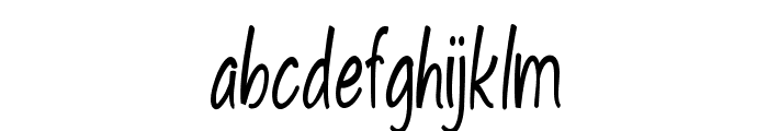 Conchoid-ExtracondensedBold Font LOWERCASE