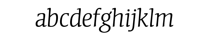 CongaBravaStd-Light Font LOWERCASE