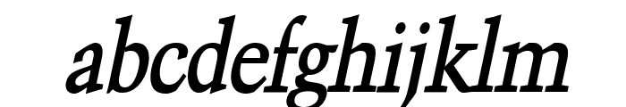 Congo Condensed Bold Italic Font LOWERCASE