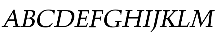 Congo Italic Font UPPERCASE