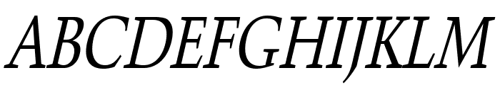 Congo Thin Italic Font UPPERCASE