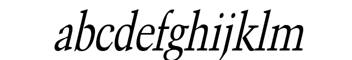 Congo Thin Italic Font LOWERCASE
