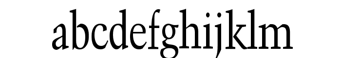 Congo Thin Normal Font LOWERCASE