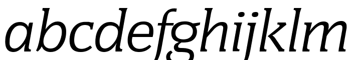 CongressSerial-Italic Font LOWERCASE