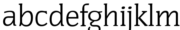 CongressSerial-Light-Regular Font LOWERCASE