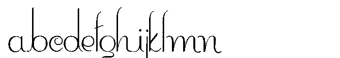 Contouration Expanded Font LOWERCASE