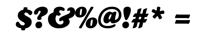 Cooper-Black-Italic Font OTHER CHARS
