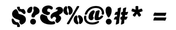 Cooper-Black-Stencil-Regular Font OTHER CHARS