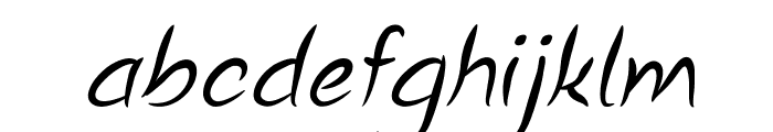CordocaItalic Font LOWERCASE